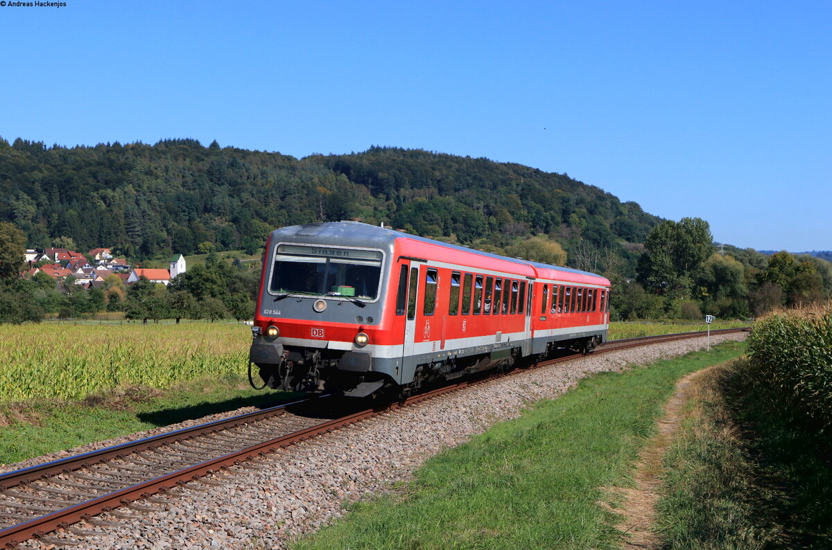 628 544-8 als RE 22788 (Friedrichshafen Stadt-Singen(Htw)) bei Espasingen 24.9.21