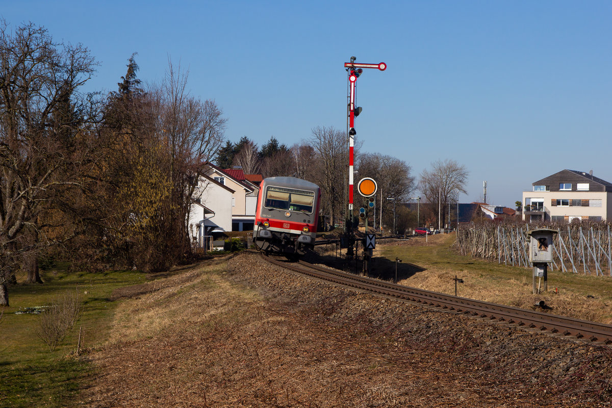 628 548 bei der Ausfahrt Nonnenhorn gen Lindau. 24.2.19