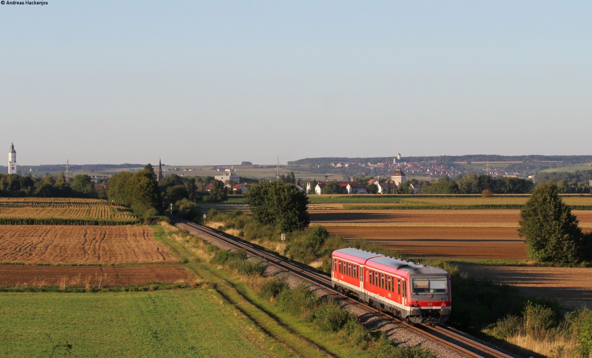 628 549-8 RB 22594 (Biberach(Ri) Sd-Langenau(Wrtt)) bei Langenau 5.9.13