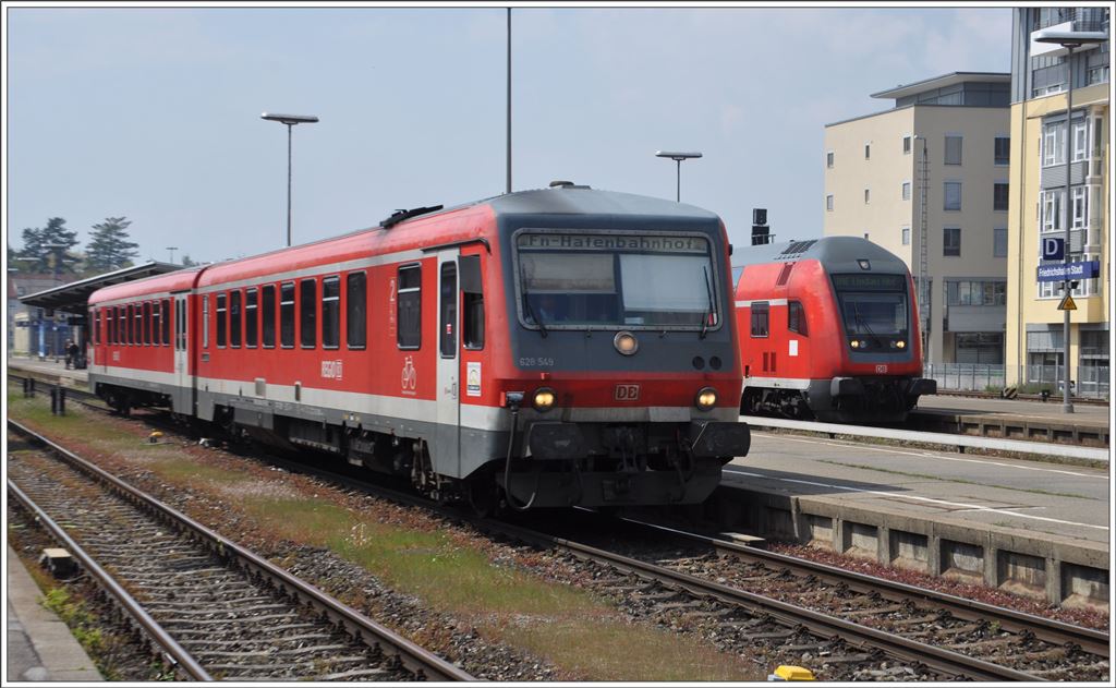 628 549 als Rb 28629 zum Hafen in Friedrichshafen Stadt. (02.05.2016)