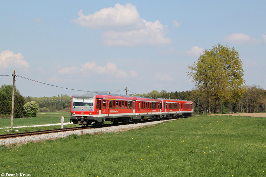 628 560 + 628 626 am 25.04.2014 bei Erdweg.