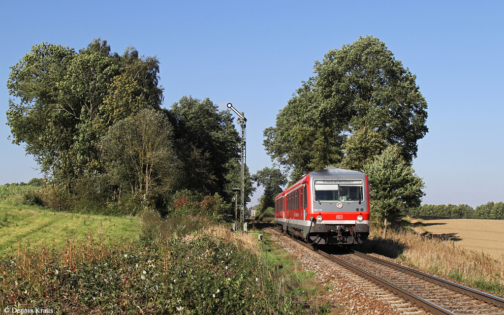 628 576 als RB 27035 am 30.09.2015 bei Thann Matzbach.
