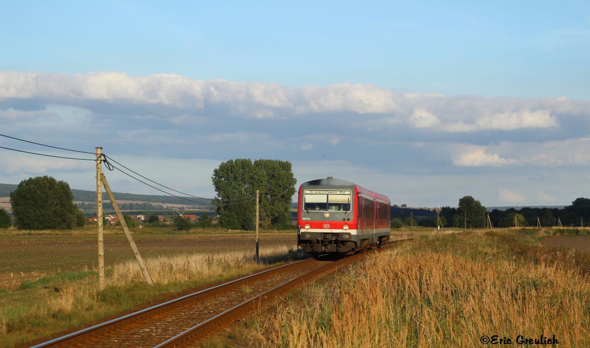 628 620 mit einer RB nach Braunschweig zwischen Dettum und Wendessen am 28.09.13.
