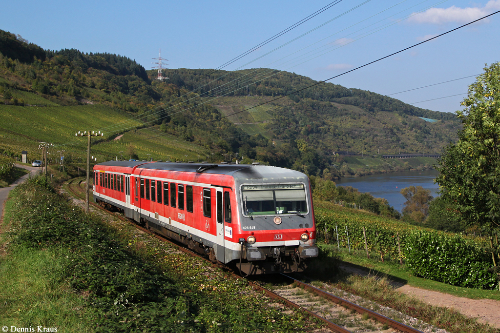 628 648 als RB 12326 am 04.10.2014 bei Reil.