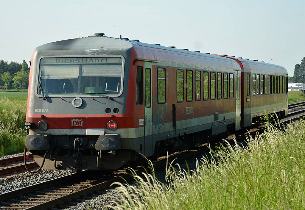 628 673 nach Köln-Deutz bei Derkum - 05.05.2014