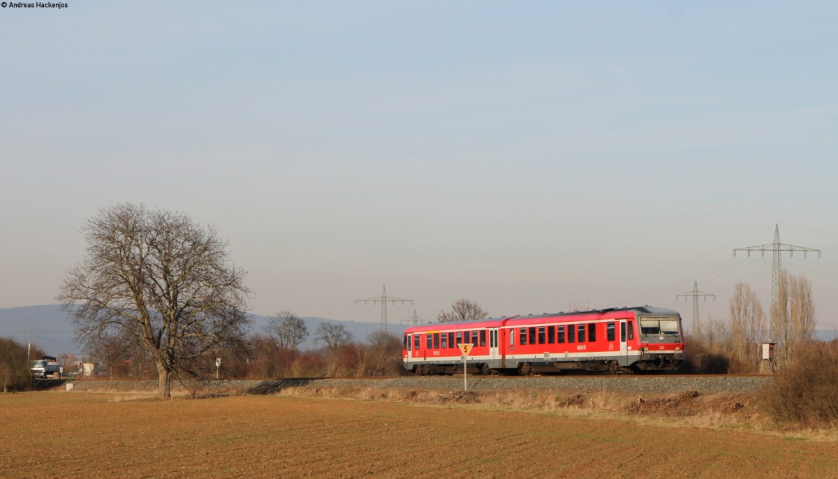 629 001-8  als RB 13535 (Bingen(Rhein) Stadt-Worms Hbf) bei Gensingen 24.2.14