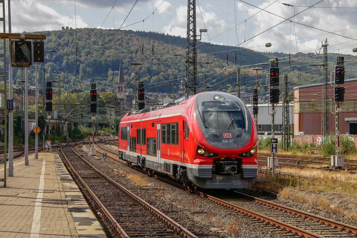 632 107 DB Pesa Link in Hagen Hbf, am 26.08.2018.