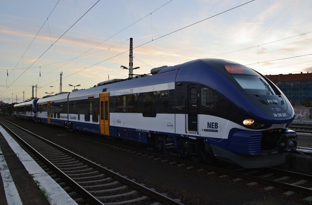 632 526-9 und 632 021-9 sind nach der Leistung der RB5186 Kostrzyn-Berlin Lichtenberg am 29.10.2016 nun auf dem Weg von Berlin Lichtenberg in die Abstellgruppe Nöldnerplatz. 