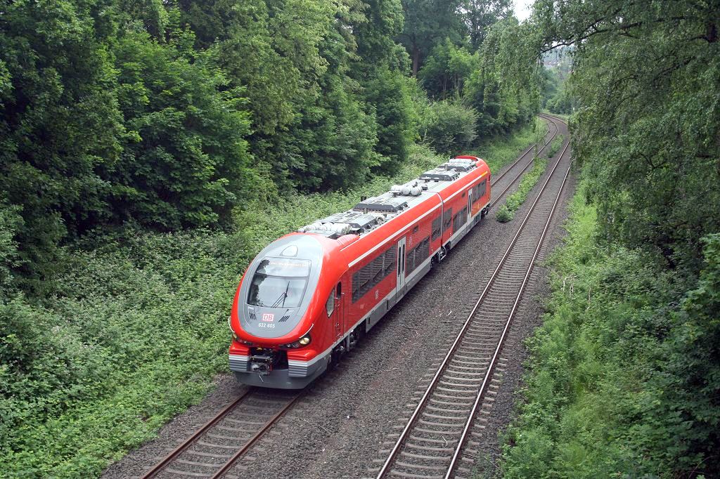 632 605 auf Probefahrt Menden - Dortmund am 02.06.2018 bei Dortmund-Aplerbeck Süd.