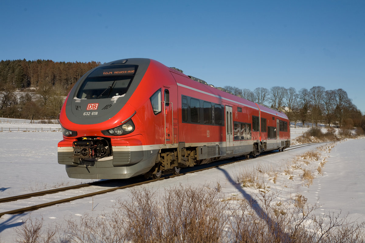 632 610/632 110 als RB 14849 Fröndenberg - Neuenrade bei Balve (13.02.2021)