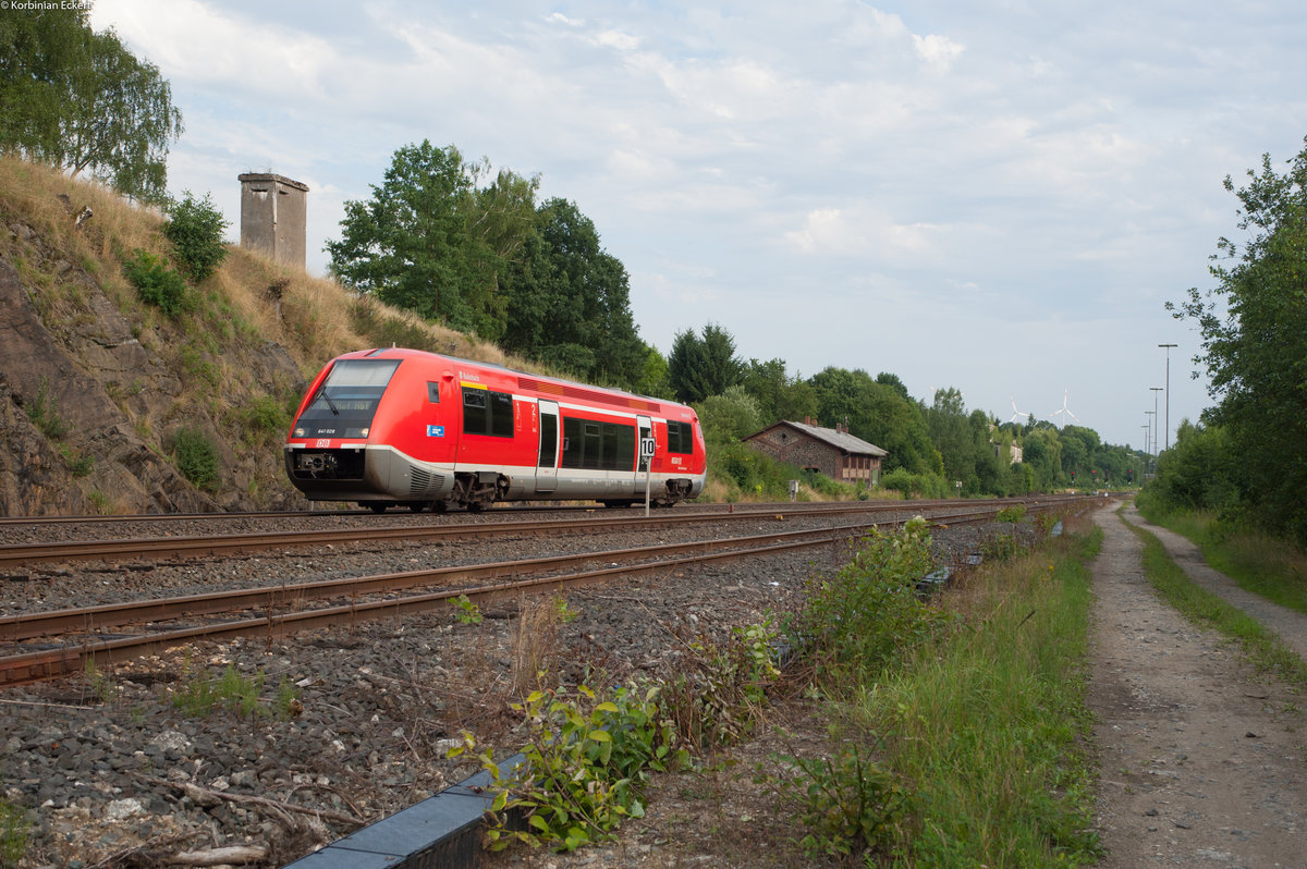 641 028 als RE 59311 von Bamberg nach Hof bei Oberkotzau, 01.08.2017