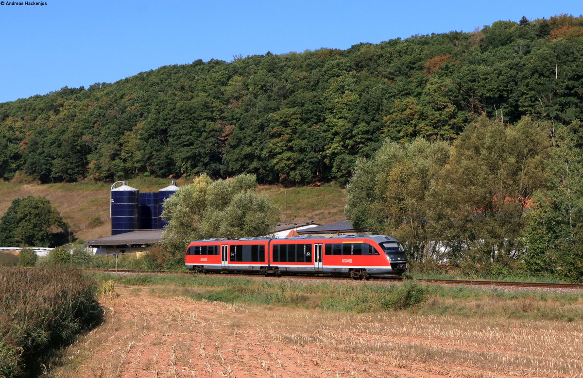642 019-3 als RB 12346 (Landau(Pfalz)Hbf-Pirmasens Hbf) bei Queichhambach 21.9.20