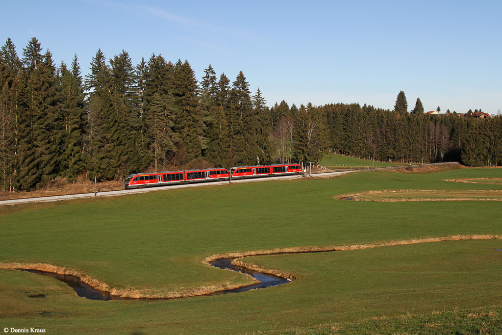 642 097 + 094 am 05.12.2015 bei Lengenwang.