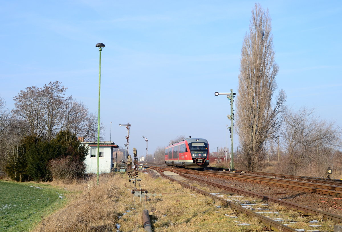 642 233 als RB 26413 Wolfsburg Hbf - Magdeburg Hbf am 28.01.2017 in Groß Ammensleben