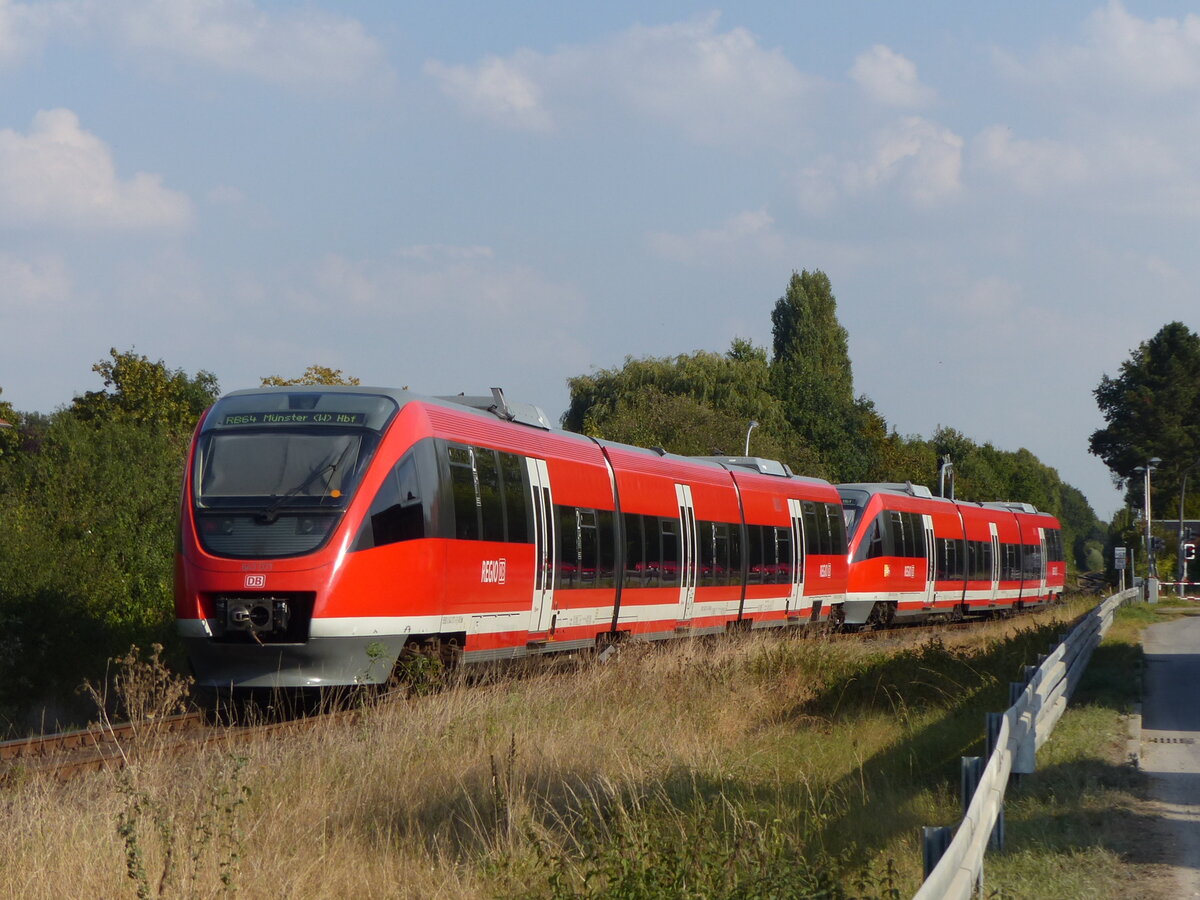 643 071 erreicht MS.=Häger, vormals Nienberge (Strecke: Münster - Enschede), 27.09.16