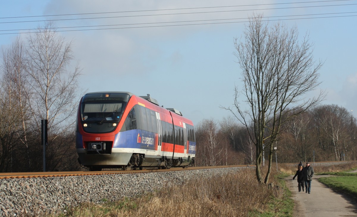 643 205 am 15.01.12 in Alsdorf-Mariadorf.