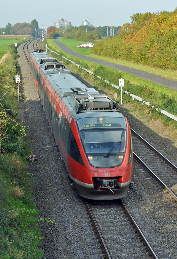 644 013 RB24 nach Kall zwischen Derkum und Euskirchen - 27.10.2014