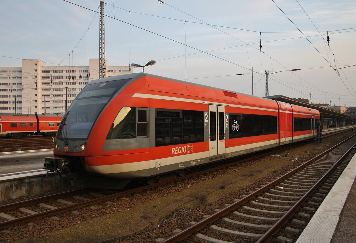 646 003-3 kam am 11.2.2017 als RE66 (RE5801) aus Szczecin Glowny nach Berlin Lichtenberg. 
