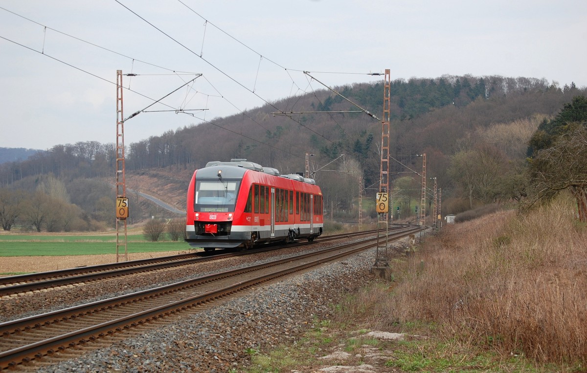 648 268 unterwegs als Lr von Kreiensen nach Northeim, am 19.04.2013 bei Salzderhelden