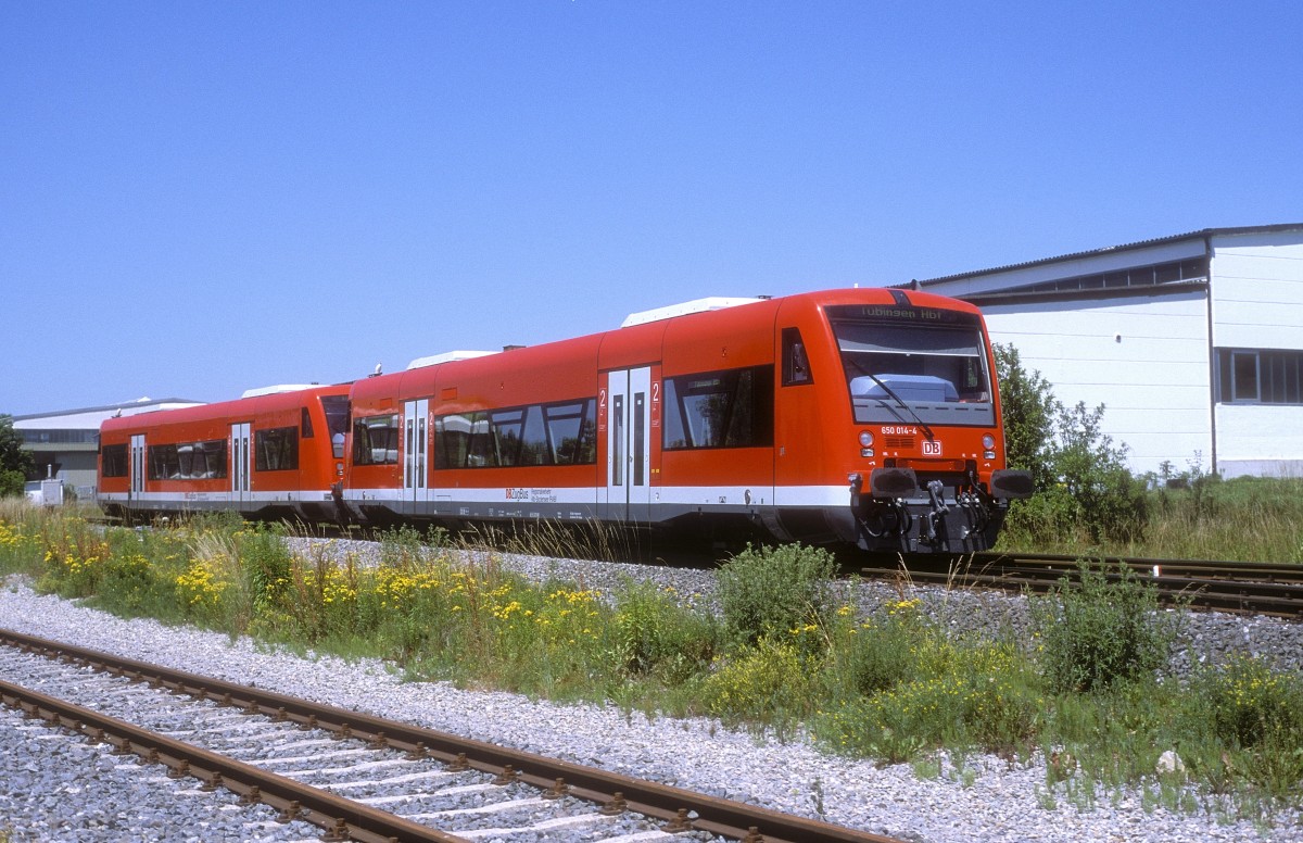 650 014 + 011  Pfffingen  17.06.00