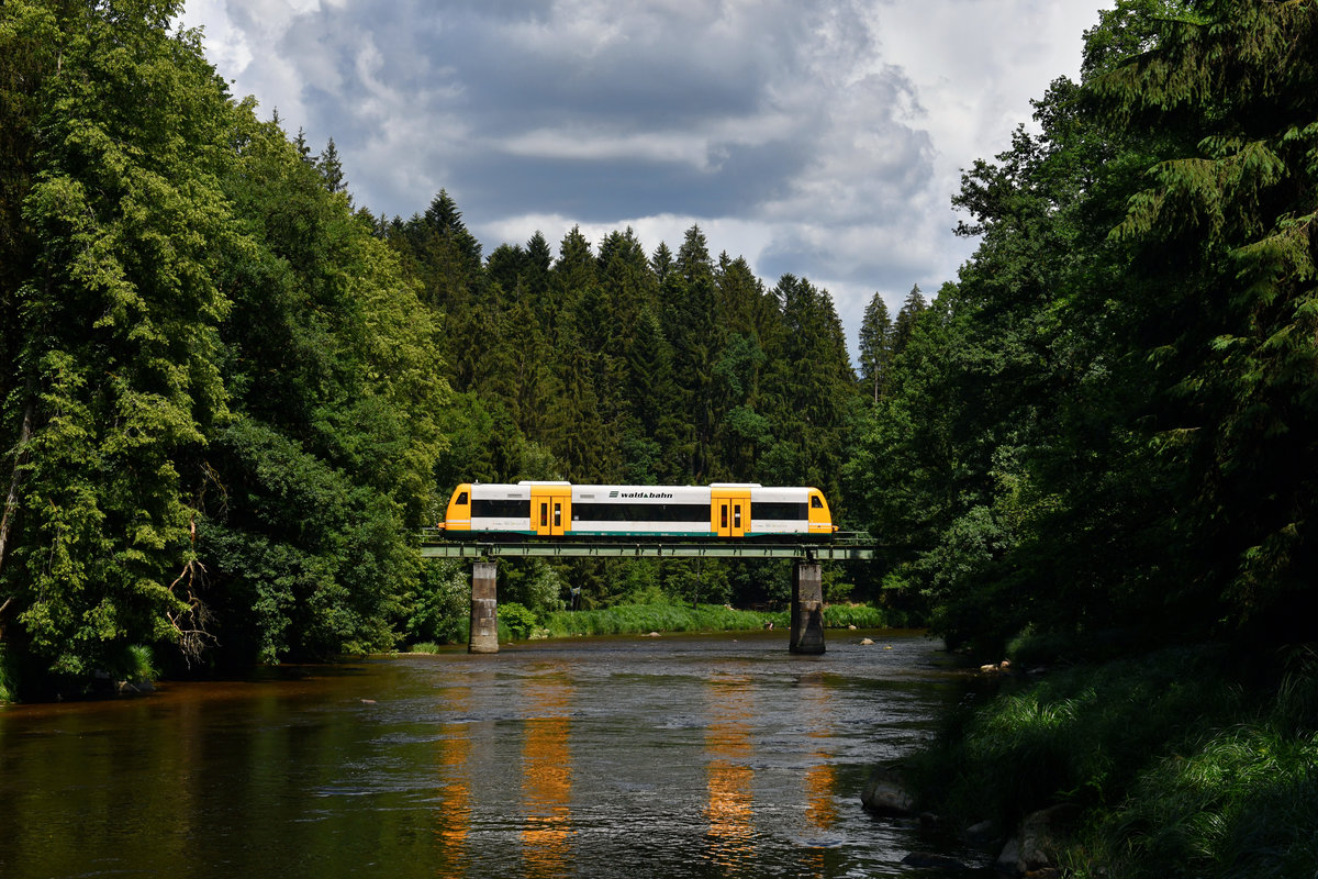 650 066 bei einer Sonderfahrt am 03.06.2018 bei Fischhaus. 