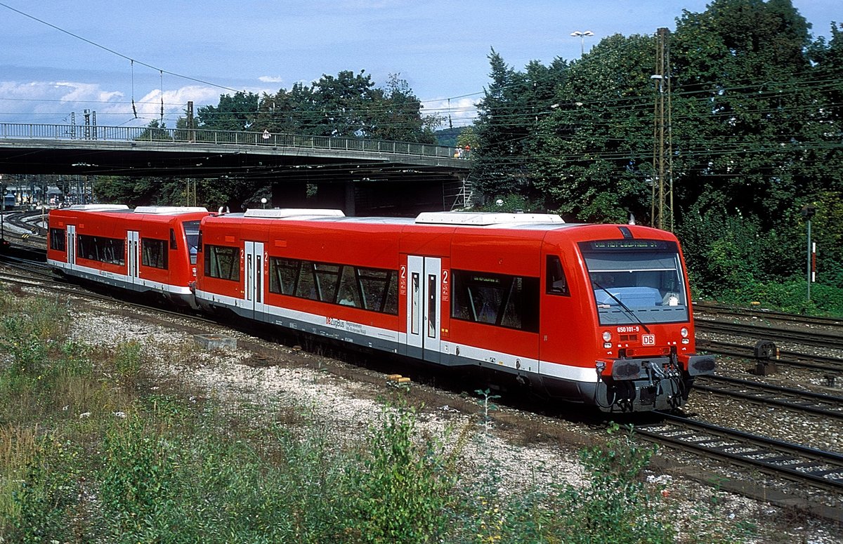 650 101 + 100  Ulm Hbf  24.09.99