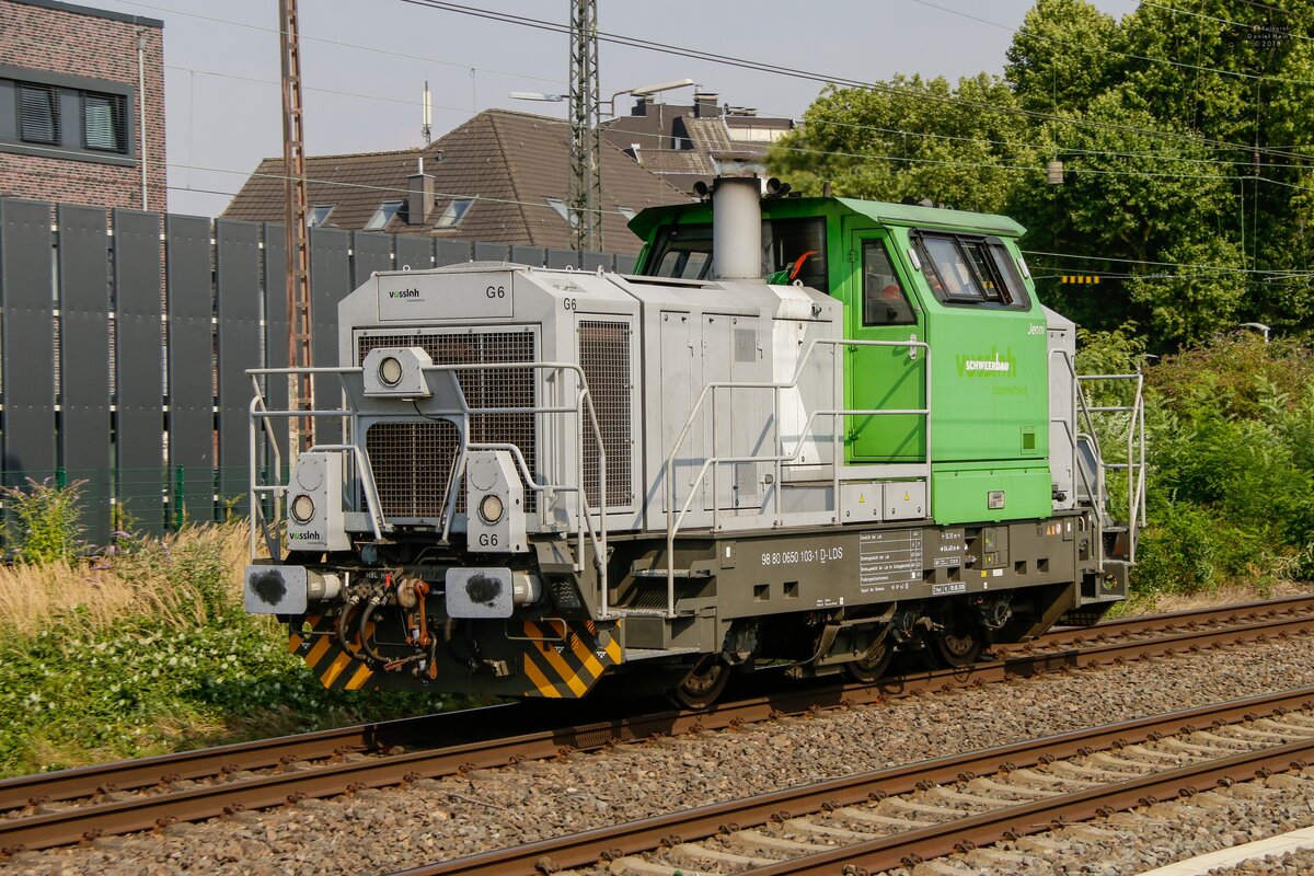 650 103-1 Schweerbau vossloh G6 in Hilden, Juli 2018.