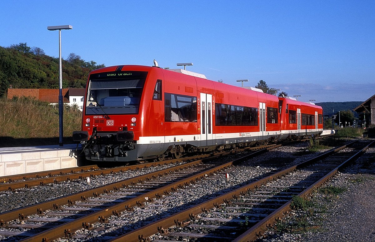 650 104 + 106  Pfäffingen  07.10.99