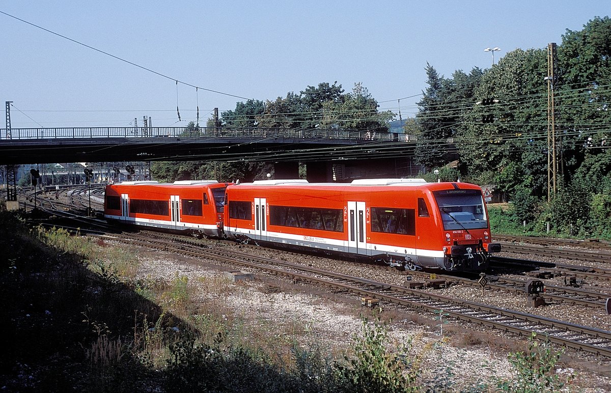 650 109 + 650 101  Ulm Hbf  14.09.99