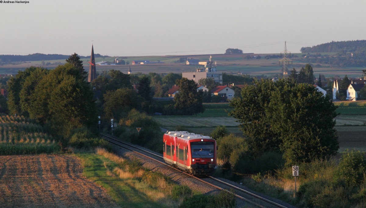 650 116-7 unf 650 *** als RE 22539 (Crailsheim-Ulm Hbf) bei Langenau 5.9.13
