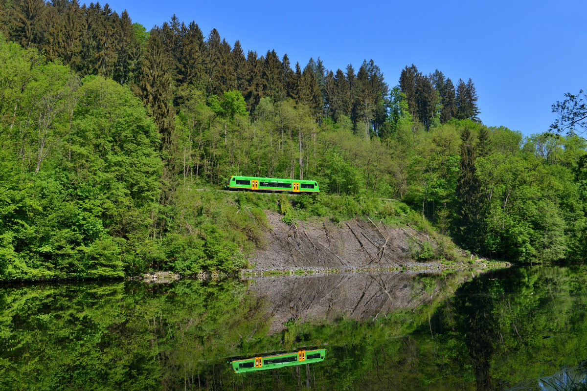 650 650 (VT 15) bei einer Sonderfahrt am 16.05.2015 im Ilztal. 