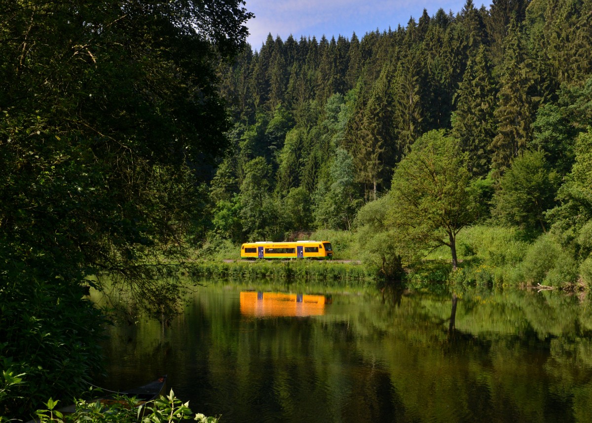 650 663 (VT 28) am 12.07.2015 bei Fischhaus. 