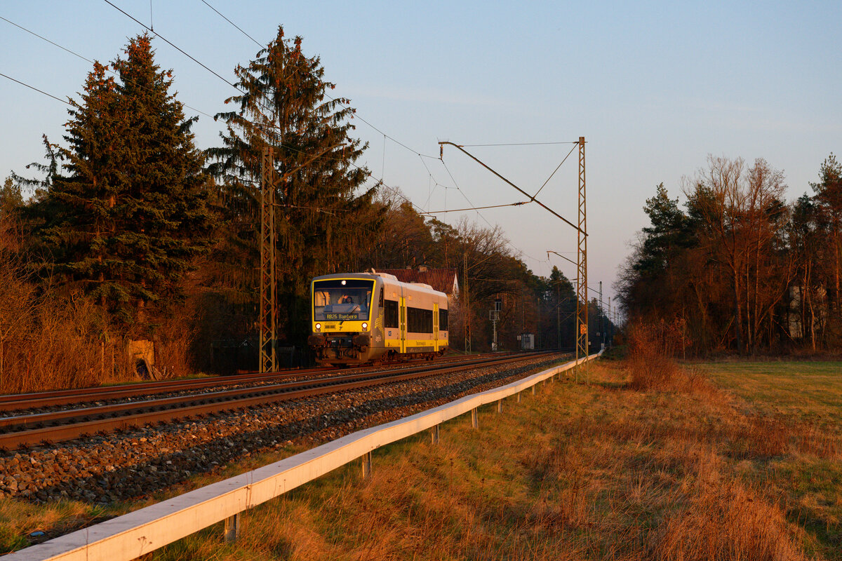 650 711 agilis als ag 84492 (Forchheim - Bamberg) bei Bamberg, 24.03.2021