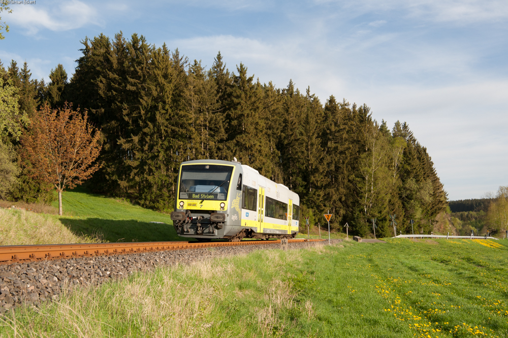 650 719 als ag 84607 von Kulmbach nach Bad Steben bei Rothenbürg, 27.04.2018