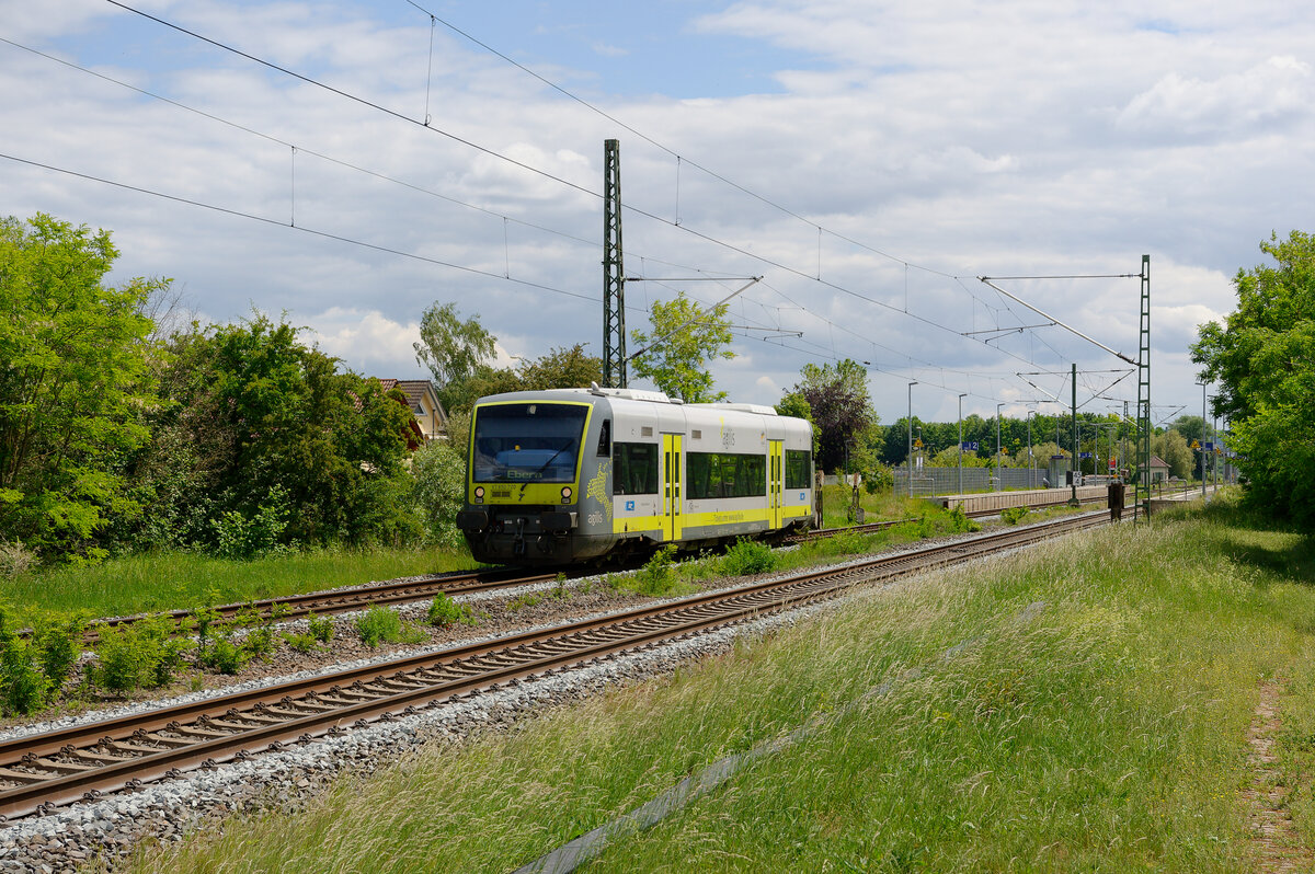 650 720 als ag 84472 (Forchheim - Ebern) bei Eggolsheim, 29.05.2020