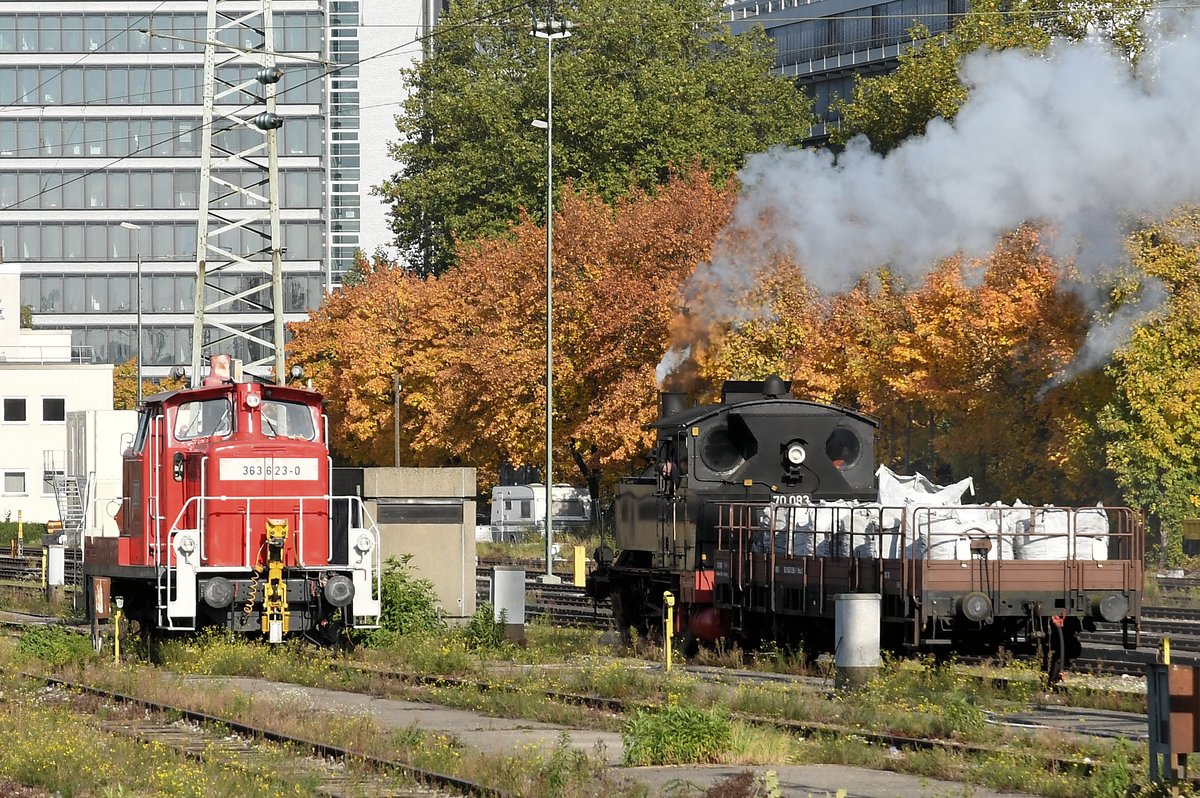 70 083 am 22.10.16 beim Umsetzen in München Ost