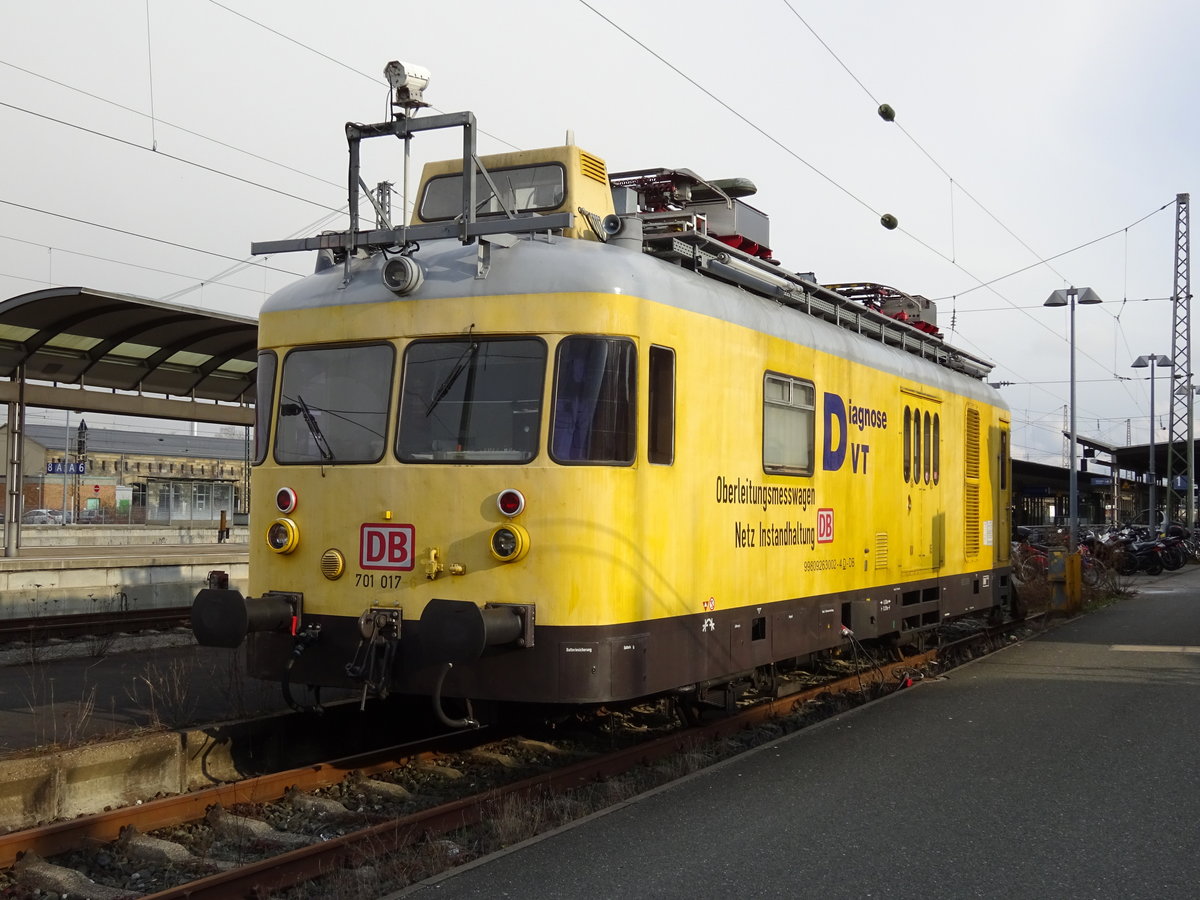 701 017 steht am 07. März 2016 in Bamberg abgestellt.