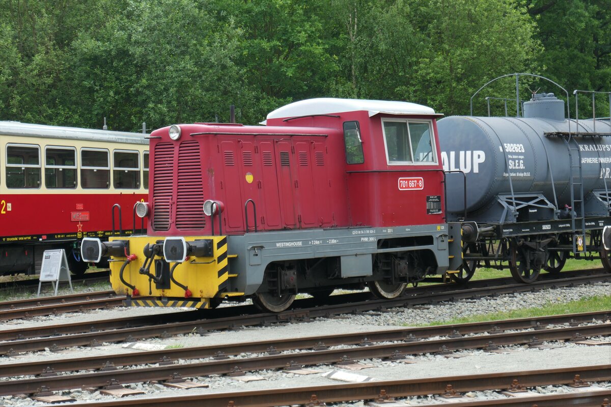 701.667 im Eisenbahnmuseum Lužná u Rakovníka