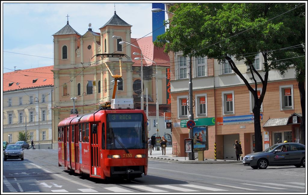 7135 Linie 3 nach Raca. Bratislava (01.06.2014)