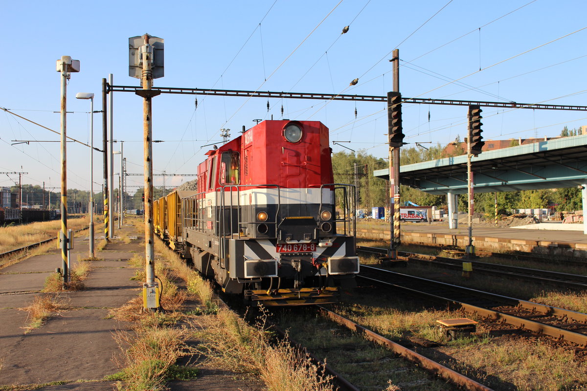 740 678-8 ist am 23.08.19 in Cheb zu sehen. 