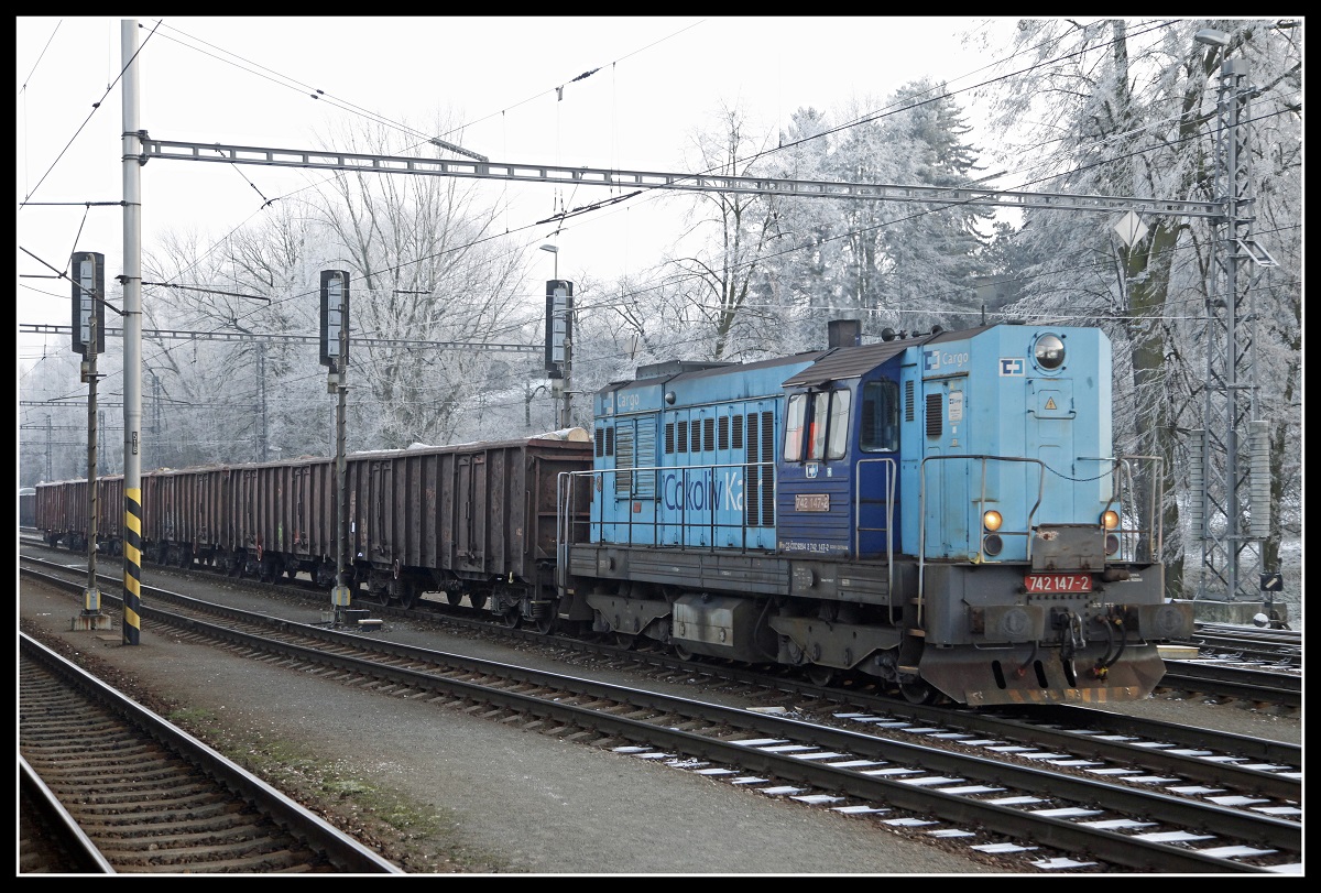 742 147 verschiebt am 23.01.2019 in Zabreh na Morave.