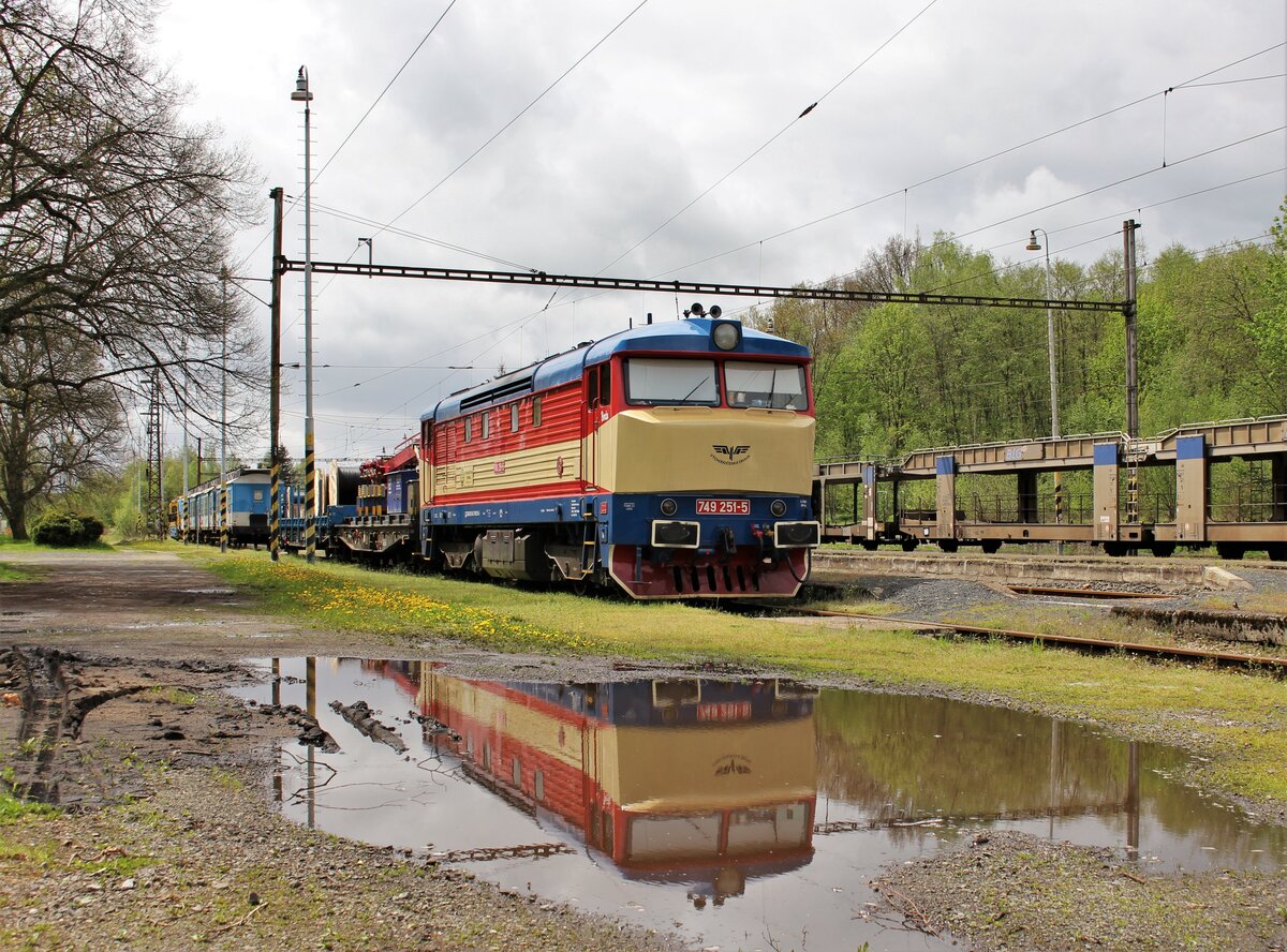 749 251-5 war am 16.05.21 in Kynšperk nad Ohří zu sehen.