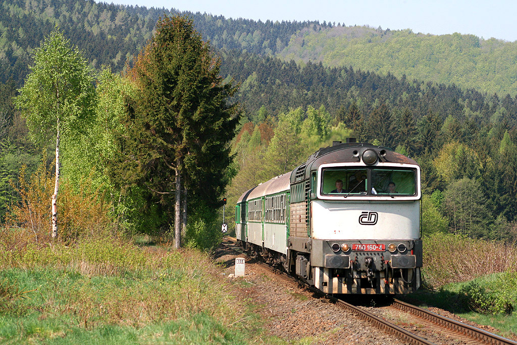 750 160-4 R 1157 Usti nad Labem - Liberec. Ostaov (24.04.2009)
