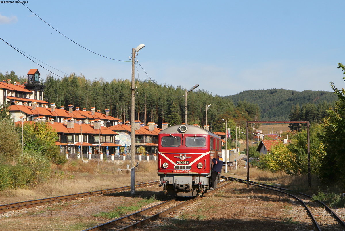 75006-7 beim Rangieren in Dobrinischte 13.9.18