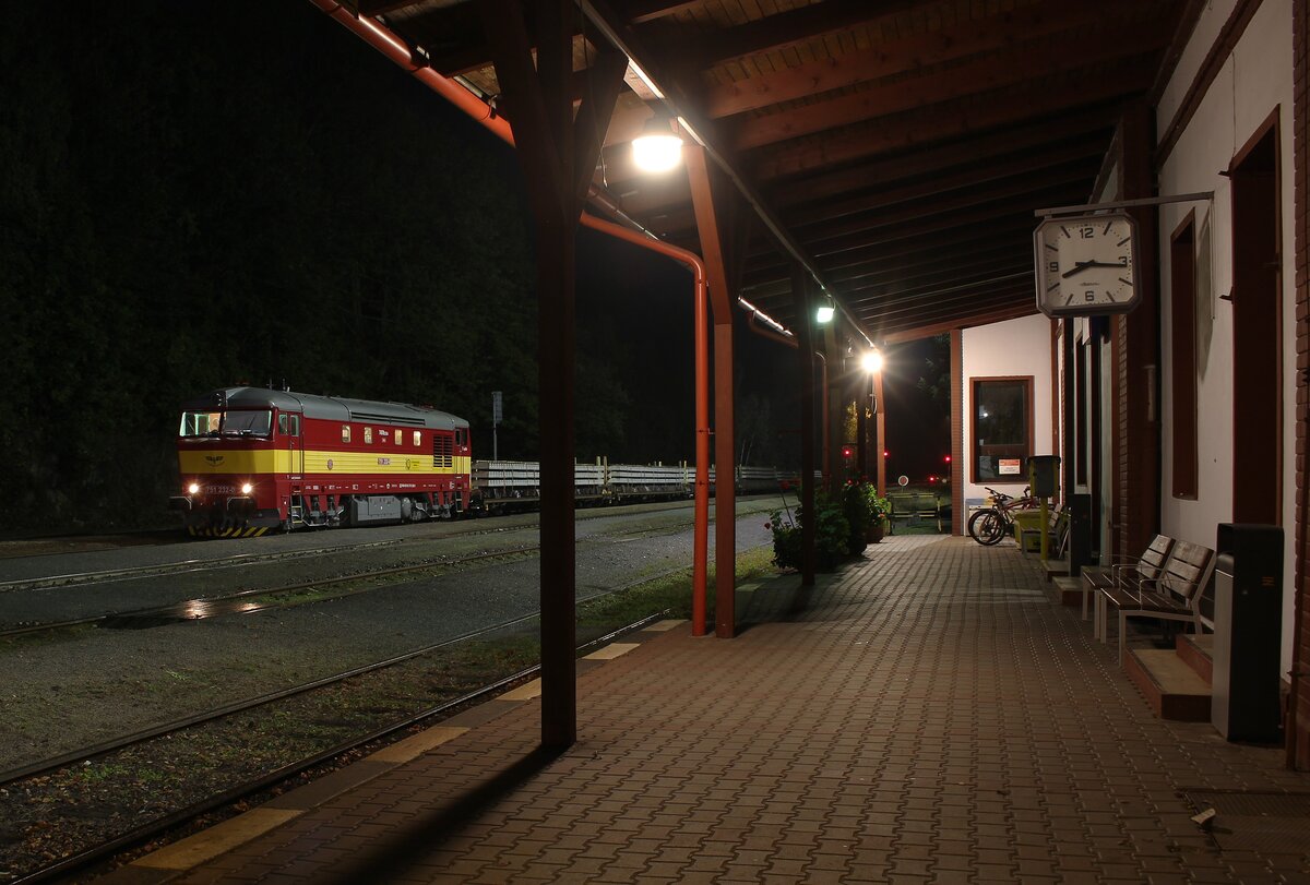 751 232-6 (VDA) war am 05.10.25 mit einem Bauzug in Teplice nad Metují zu sehen.