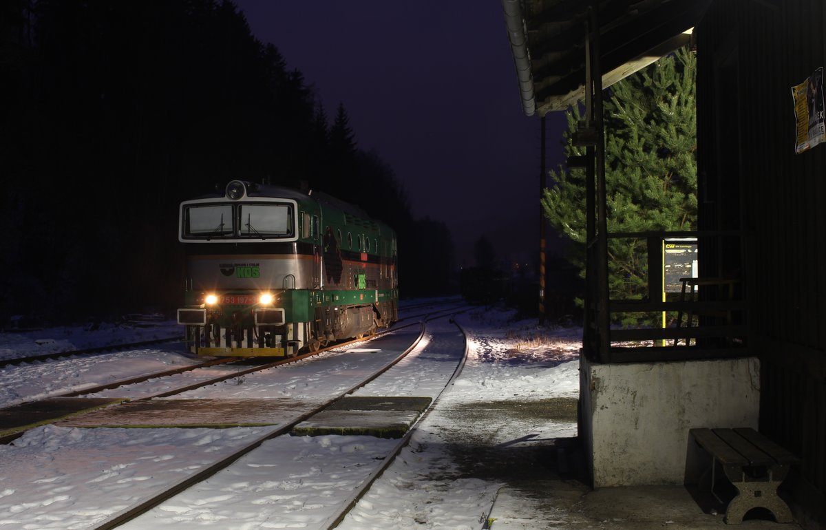 753 197-3 (KDS) zu sehen am 04.01.19 in Kraslice předměstí. Gruß und DANKE an den Tf!