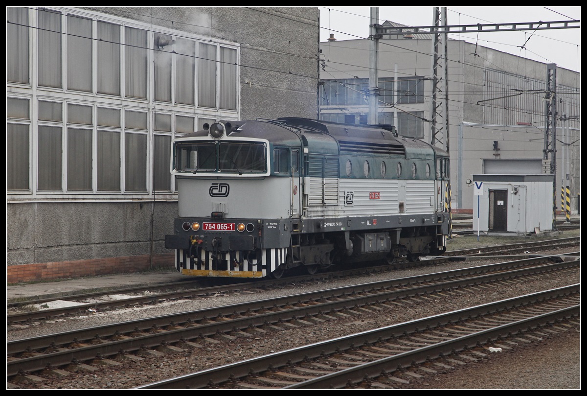754 065 in Bohumin am 24.01.2019.