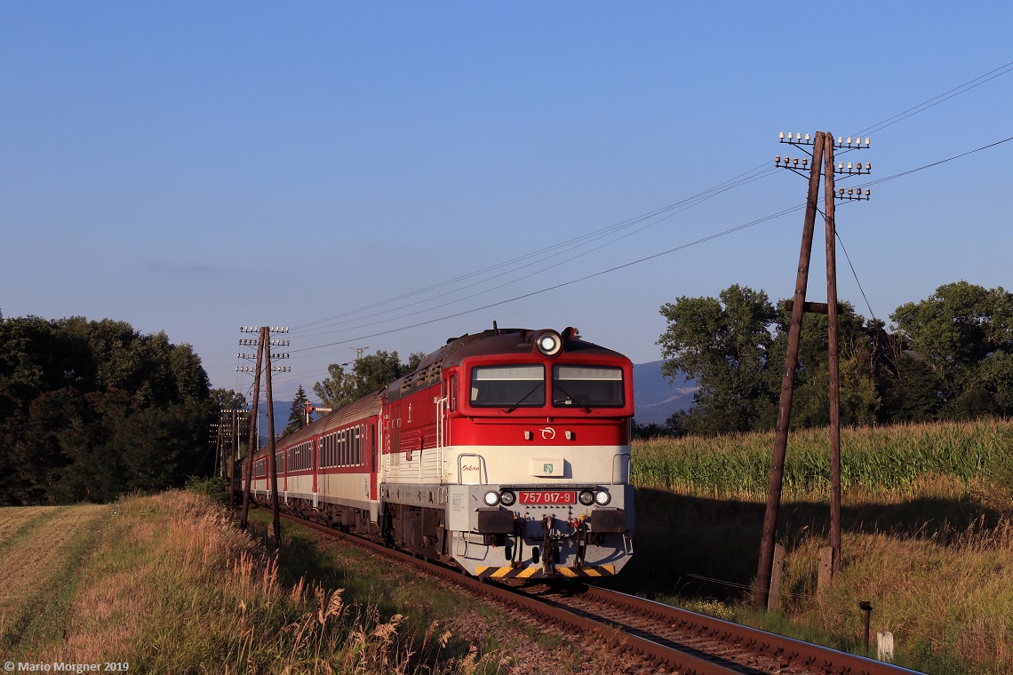 757.017 am Os 5530 zwischen Oslany - Veľké Uherce, 24.07.2019