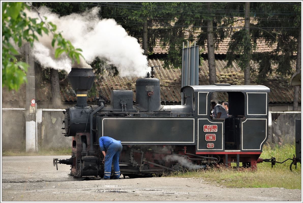 764.243 bereit zur Rckfahrt von Brad nach Criscior. (17.06.2017)