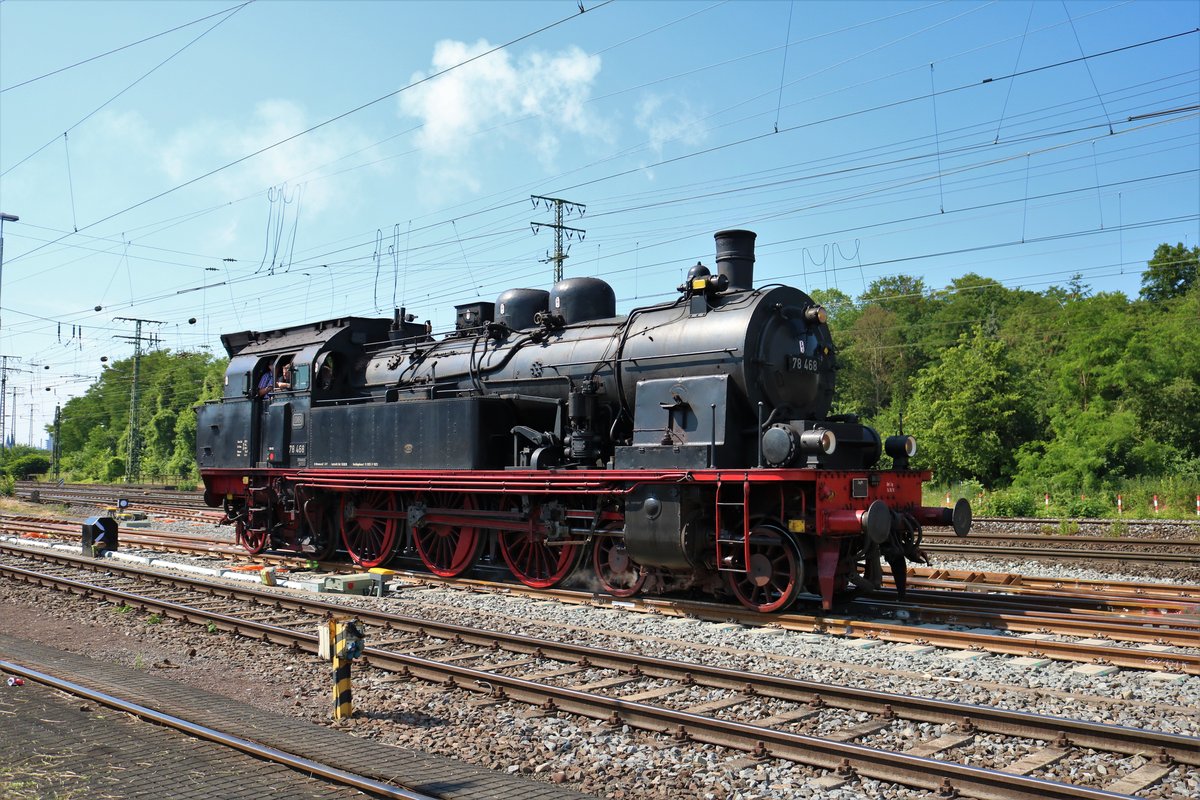 78 486 beim Sommerfest im DB Museum Koblenz Lützel am 22.06.19